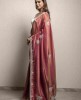 Puce Pink Pure Silk Saree