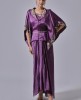 Flowing Amethyst Dreams A Top and Skirt Set in Violet