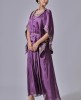 Flowing Amethyst Dreams A Top and Skirt Set in Violet