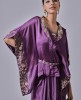 Flowing Amethyst Dreams A Top and Skirt Set in Violet