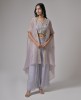 Stylish and Comfortable Choli & Shrug Outfit In Grey