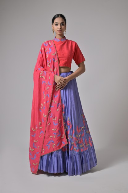 Beautiful dress with intricate embroidery