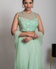 Sea Green Crop-Top & Skirt with matching Dupatta