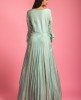 Green Color Dola Silk Gown 