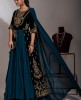 Deep Blue Green heavy gown