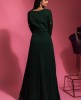 Bottle Green Color Anarkali Gown
