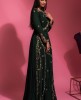 Bottle Green Color Anarkali Gown