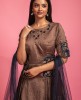 Brown Colour Gown With Dupatta