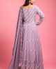 Lavender Colour Gown With Dupatta