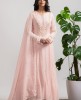 Pink Anarkali Organza Suit