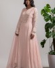 Pink Anarkali Organza Suit