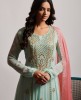 Sea Green Anarkali suit 