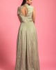 Green Colour Stylish Gown