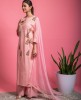   Pure Cotton Baby Pink Kurta and Pant with Dupatta