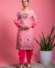 Ballet Slipper Pink Kurti with Dhoti Pants