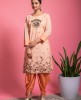 Cream Kurti with Dhoti Pants