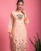 Cream Kurti with Dhoti Pants