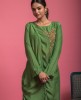 Drape style Long Kurti in Green Color