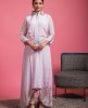    Stylish Up & Down Dola Silk Kurti in Baby Pink color