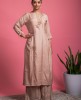 Beige simple Kurti with Pants