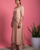 Beige simple Kurti with Pants