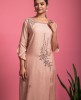 Beige simple Kurti with Pants