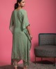 Kaftan style Kurti in Green color