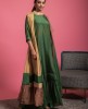 Stylish Kurti with unique Dupatta in Green color