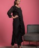 Black Chinnon stylish Kurti