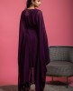 Beautiful Wine Kaftan Dress