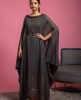 Beautiful Kaftan Dress in Dark Grey Color