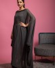 Beautiful Kaftan Dress in Dark Grey Color