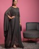 Beautiful Kaftan Dress in Dark Grey Color
