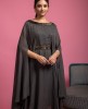 Beautiful Kaftan Dress in Dark Grey Color
