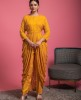Mustard color stylish Kurti with Pants
