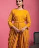 Mustard color stylish Kurti with Pants