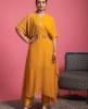 Beautiful Mustard Kaftan Kurti with Pants