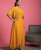 Beautiful Mustard Kaftan Kurti with Pants