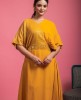 Beautiful Mustard Kaftan Kurti with Pants