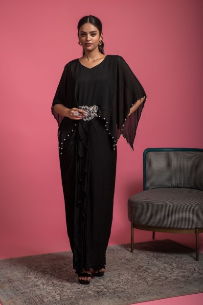 Beautiful Black Kaftan Dress