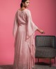 Kaftan style Kurti in Powder Pink color