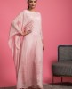Kaftan style Kurti in Powder Pink color