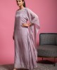 Onion Pink Kurti in Chinnon with minimal work