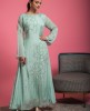 Long Pista Green Kurti in Chinnon