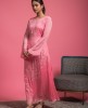 Long Pink Kurti in Chinnon