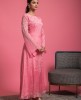 Long Pink Kurti in Chinnon