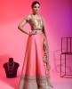 Pink Lehenga Choli With Hand Work