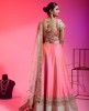 Pink Lehenga Choli With Hand Work