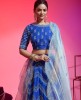 Royal Blue Raw Silk Lehenga Choli With Hand Work