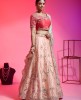 Pink & Peach Dola Silk Lehenga Choli Set